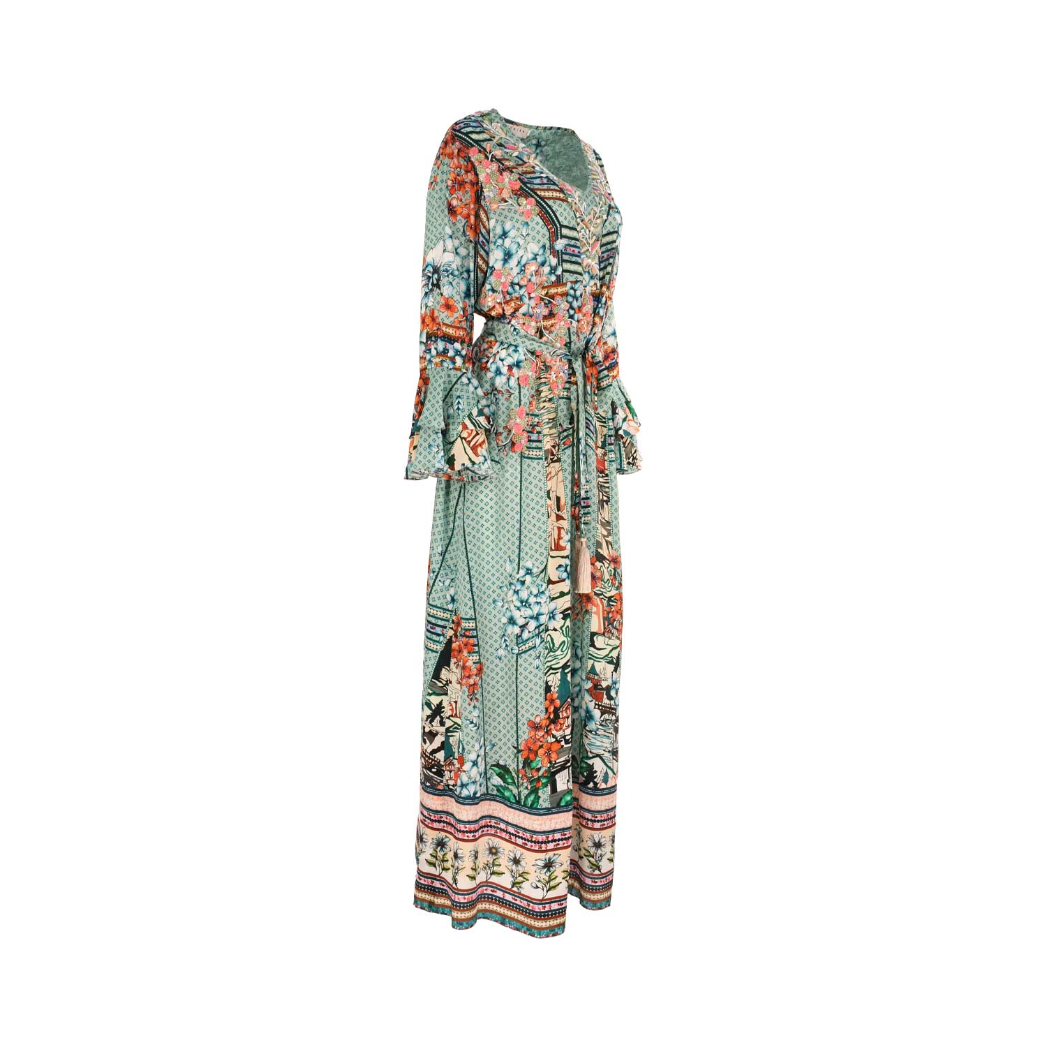 Shaira Women's Aqua Multicolour Jalabiya | All Clothing | Clothing | GCC | Jalabiya | Kaftans & Abayas | Ramadan23 | Women | Women All Clothing | Women All Clothing Traditional Wear Ramadan Edit | Womens Shaira Women's Aqua Multicolour Jalabiya | All Clothing | Clothing | GCC | Jalabiya | Kaftans & Abayas | Ramadan23 | Women | Women All Clothing | Women All Clothing Traditional Wear Ramadan Edit | Womens