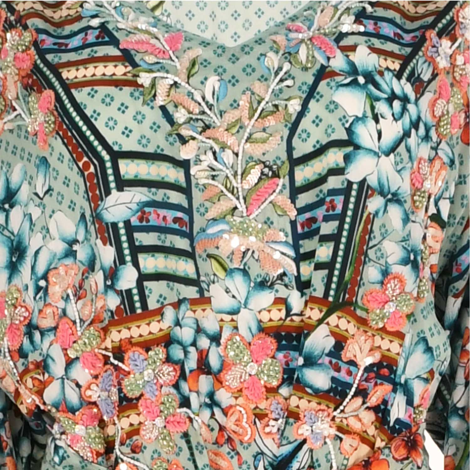 Shaira Women's Aqua Multicolour Jalabiya | All Clothing | Clothing | GCC | Jalabiya | Kaftans & Abayas | Ramadan23 | Women | Women All Clothing | Women All Clothing Traditional Wear Ramadan Edit | Womens Shaira Women's Aqua Multicolour Jalabiya | All Clothing | Clothing | GCC | Jalabiya | Kaftans & Abayas | Ramadan23 | Women | Women All Clothing | Women All Clothing Traditional Wear Ramadan Edit | Womens