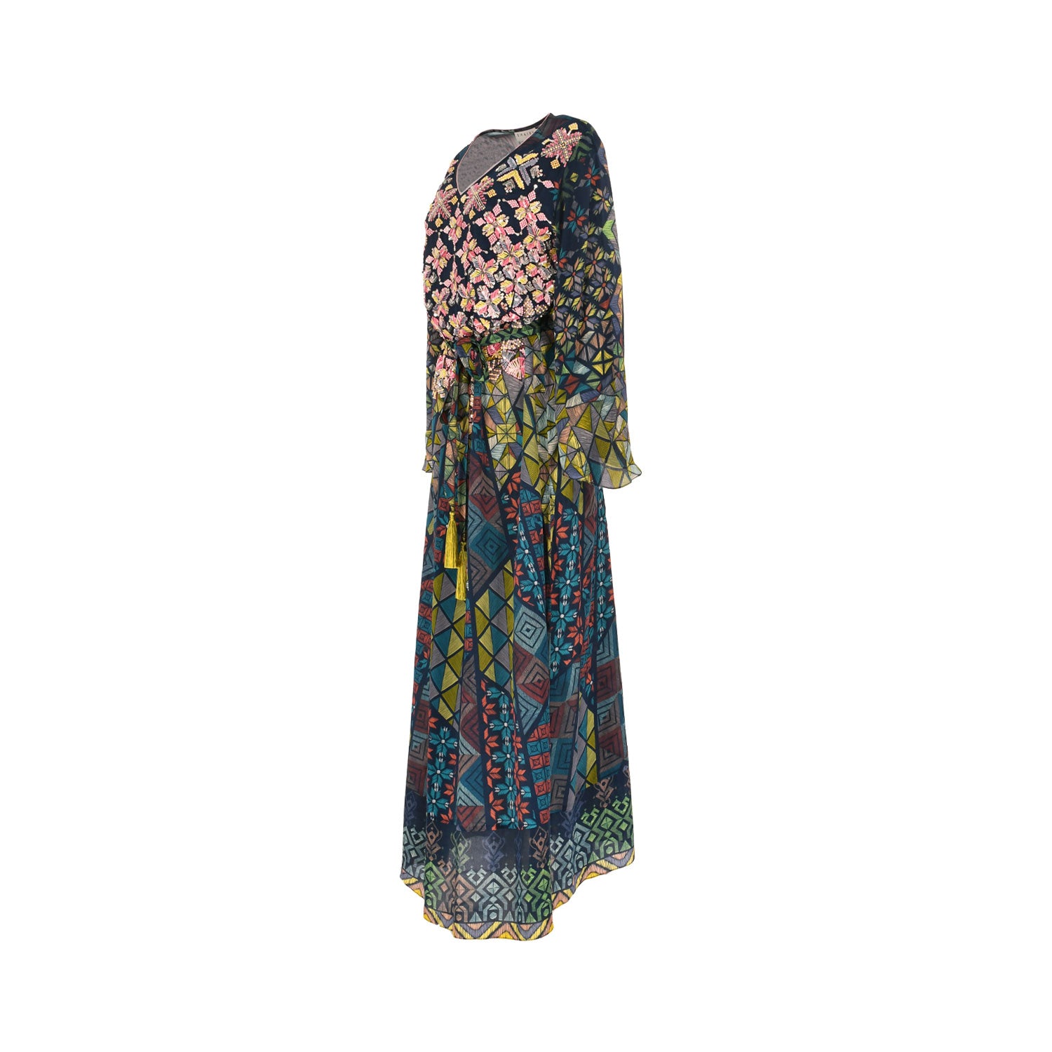 Shaira Women's Blue Multicolour Jalabiya | All Clothing | Clothing | GCC | Jalabiya | Kaftans & Abayas | Ramadan23 | Women | Women All Clothing | Women All Clothing Traditional Wear Ramadan Edit | Womens Shaira Women's Blue Multicolour Jalabiya | All Clothing | Clothing | GCC | Jalabiya | Kaftans & Abayas | Ramadan23 | Women | Women All Clothing | Women All Clothing Traditional Wear Ramadan Edit | Womens
