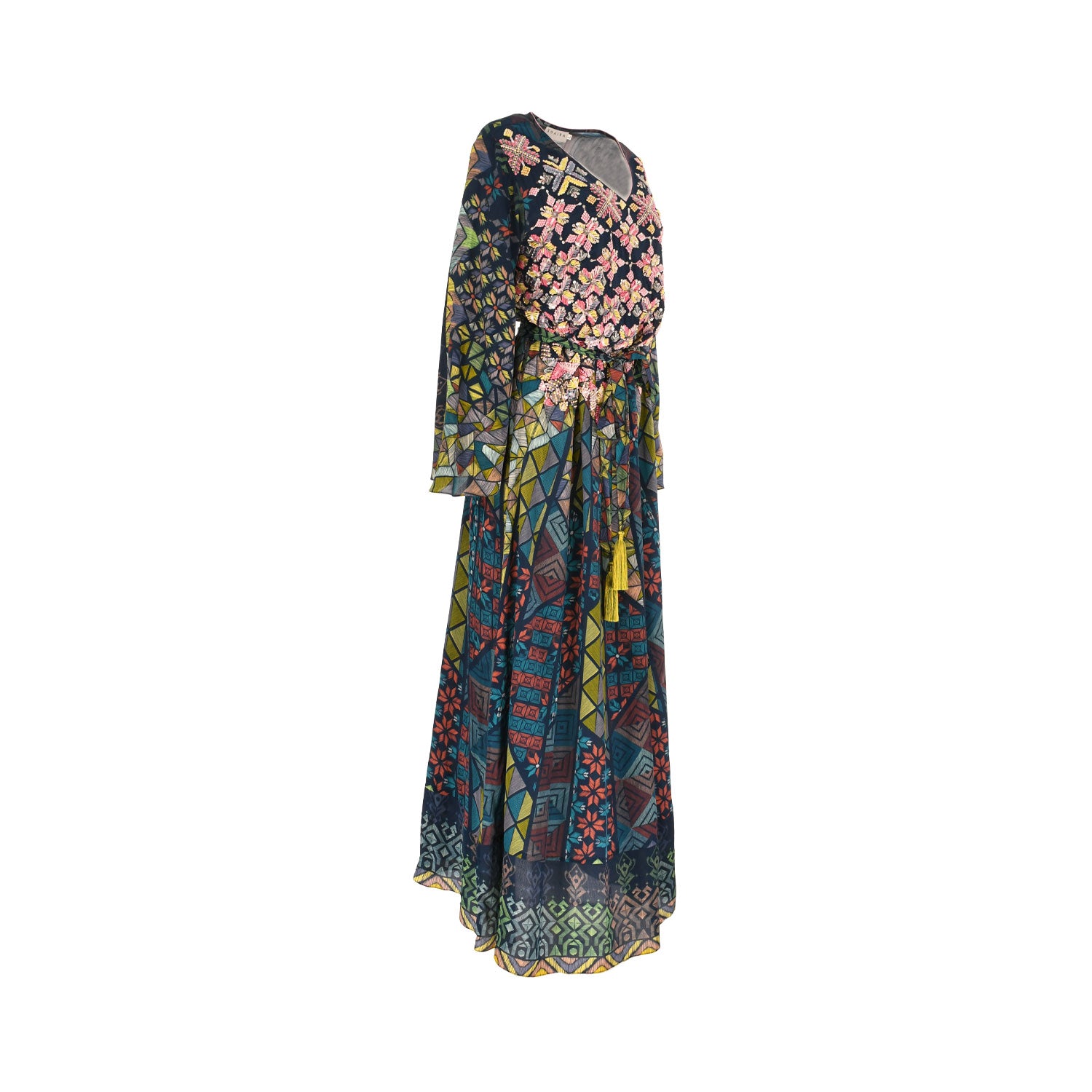 Shaira Women's Blue Multicolour Jalabiya | All Clothing | Clothing | GCC | Jalabiya | Kaftans & Abayas | Ramadan23 | Women | Women All Clothing | Women All Clothing Traditional Wear Ramadan Edit | Womens Shaira Women's Blue Multicolour Jalabiya | All Clothing | Clothing | GCC | Jalabiya | Kaftans & Abayas | Ramadan23 | Women | Women All Clothing | Women All Clothing Traditional Wear Ramadan Edit | Womens