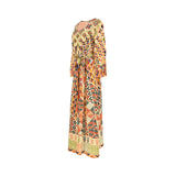 Shaira Women's Mustard Multicolour Jalabiya