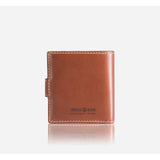 Jekyll & Hide Texas Tri Fold Wallet With Coin And Tab Clay Claysize Small - Blue Salon
