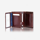 Jekyll & Hide Oxford Billfold Wallet With Id Window Coffee Coffeesize Large