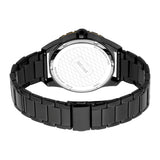 Just Cavalli Men Watch, Two Tone Rose Gold & Black Color Case, Light Grey Dial, Black Color Stainless Steel Metal Bracelet
