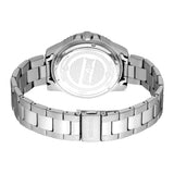 Just Cavalli Men's Watch, Silver Color Case, Black Dial, Silver Color Metal Bracelet