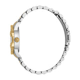 Just Cavalli Women's Two Tone Silver & Gold Color Watch with Silver Dial and Metal Bracelet