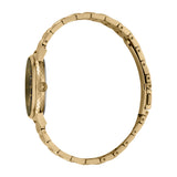 Just Cavalli Women Watch, Gold Color Case, Black Dial, Gold Color Stainless Steel Metal Bracelet