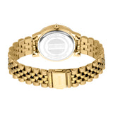 Just Cavalli Women Watch, Gold Color Case, Dark Green Dial, Gold Color Stainless Steel Metal Bracelet