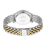 Just Cavalli Women Watch, Two Tone Silver & Gold Color Case, Silver Dial, Two Tone Silver & Gold Color Stainless Steel Metal Bracelet
