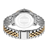 Just Cavalli Women Watch, Two Tone Silver & Gold Color Case, Silver Dial, Two Tone Silver & Gold Color Stainless Steel Metal Bracelet