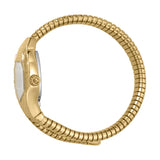 Just Cavalli Women Watch, Gold Color Case, Silver Dial, Gold Color Stainless Steel Metal Bracelet