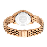 Just Cavalli Women's Rose Gold Watch with Light Pink Dial and Metal Bracelet