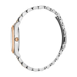 Just Cavalli Women's Two Tone Silver & Rose Gold Color Watch with Silver Dial