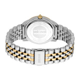 Just Cavalli Women's Two Tone Watch with Silver Dial