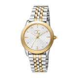 Just Cavalli Women's Two Tone Watch with Silver Dial