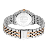 Just Cavalli Women's Two Tone Watch with Silver Dial