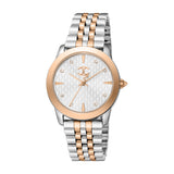 Just Cavalli Women's Two Tone Watch with Silver Dial