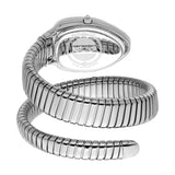 Just Cavalli Snake Shape Women's Silver Watch with Light Blue Dial