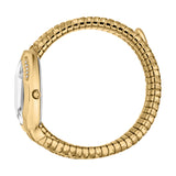Just Cavalli Snake Shape Women's Gold Watch with Champagne Dial