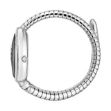 Just Cavalli Snake Shape Women's Silver Watch with Black Dial