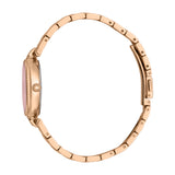 Just Cavalli Women's Rose Gold Watch with Light Pink Dial and Metal Bracelet