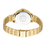 Just Cavalli Women's Watch, Gold Color Case, Dark Green Dial, Gold Color Metal Bracelet