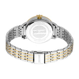 Just Cavalli Women's Two Tone Silver & Gold Color Watch with White MOP Dial