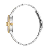 Just Cavalli Women's Two Tone Silver & Gold Color Watch with White MOP Dial