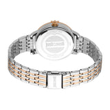 Just Cavalli Women's Two Tone Silver & Rose Gold Watch with Dark Green Dial