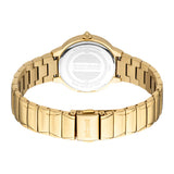 Just Cavalli Women's Gold Watch with Light Pink Dial and Gold Metal Bracelet