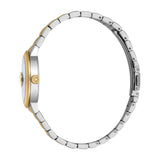 Just Cavalli Women's Two Tone Silver & Gold Color Watch with White MOP Dial and Metal Bracelet