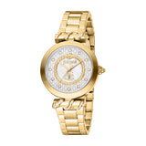 Just Cavalli Women's Watch with Gold Case and White MOP Dial