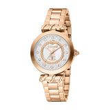 Just Cavalli Women's Rose Gold Watch with White MOP Dial and Rose Gold Metal Bracelet