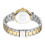 Just Cavalli Women's Gold Watch with White MOP Dial and Two Tone Metal Bracelet