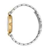 Just Cavalli Women's Gold Watch with White MOP Dial and Two Tone Metal Bracelet