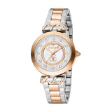 Just Cavalli Women's Rose Gold Watch with Two Tone Bracelet