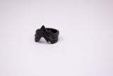 Just Cavalli Ring With Black Matte Finish Size 7