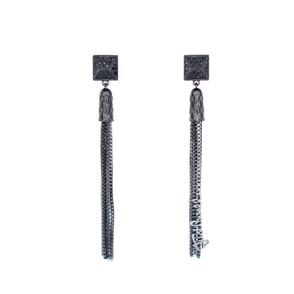 Just Cavalli Earring With Gun Metal Color | Earring | Fashion Jewellery | GCC | Jewellery | SP | Women Earrings | Womens Just Cavalli Earring With Gun Metal Color | Earring | Fashion Jewellery | GCC | Jewellery | SP | Women Earrings | Womens