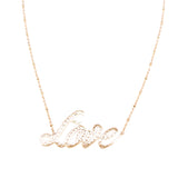 Just Cavalli Necklace With Love Pendant Logo
