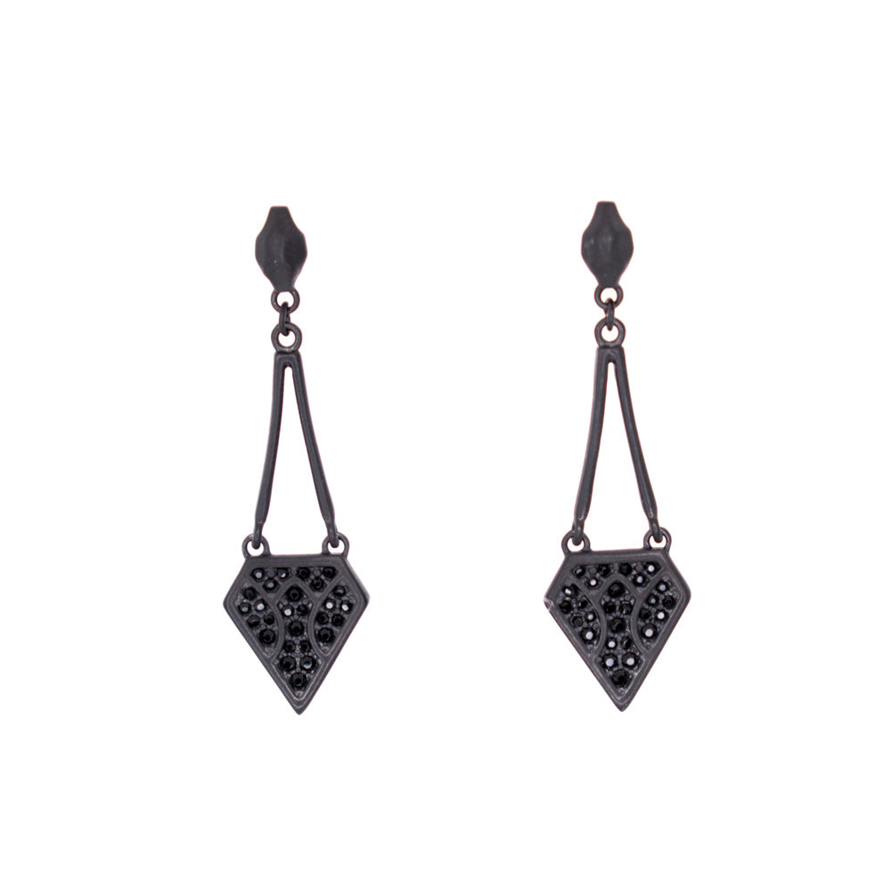 Just Cavalli Earring With Black Matte Finish | Earring | Fashion Jewellery | GCC | Jewellery | SP | Spring Festival | Women Earrings | Womens Just Cavalli Earring With Black Matte Finish | Earring | Fashion Jewellery | GCC | Jewellery | SP | Spring Festival | Women Earrings | Womens