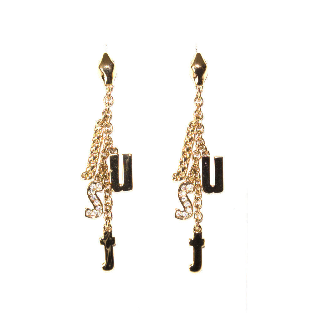 Just Cavalli Earring With Just Cavalli Charm | Earring | Fashion Jewellery | GCC | Jewellery | SP | Women Earrings | Womens Just Cavalli Earring With Just Cavalli Charm | Earring | Fashion Jewellery | GCC | Jewellery | SP | Women Earrings | Womens