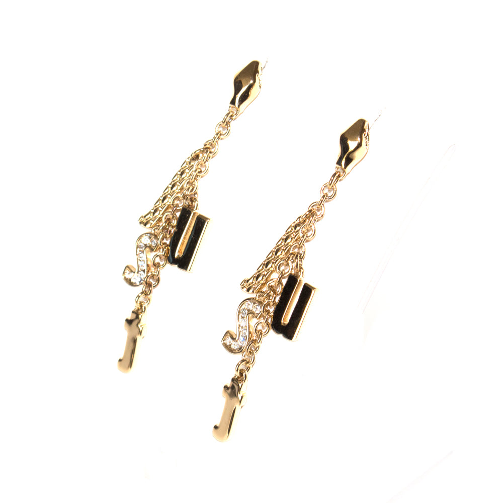 Just Cavalli Earring With Just Cavalli Charm | Earring | Fashion Jewellery | GCC | Jewellery | SP | Women Earrings | Womens Just Cavalli Earring With Just Cavalli Charm | Earring | Fashion Jewellery | GCC | Jewellery | SP | Women Earrings | Womens