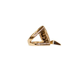 Just Cavalli Ring With Stone & Just Logo Size 6