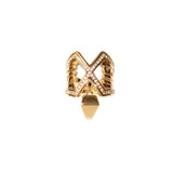 Just Cavalli Ring With Stone & Just Logo Size 6