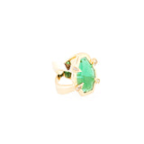Just Cavalli Ring WithÃ¢Â Green Stone Snake Head Size 8