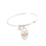 Just Cavalli Bangle With Heart Shape Charm