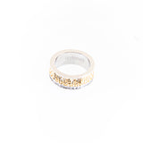 Just Cavalli Ring Ip Gold With Stone With Just Cavalli Logo Size 7