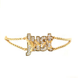 Just Cavalli Ip Gold Bracelet & Just Logo
