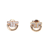 Just Cavalli Earring Ip Rose Gold With C Braided Style & Stone