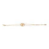 Just Cavalli Fashion Accessories Bracelet Rosegold Chain With Oval Shape With Stone & Snake Design